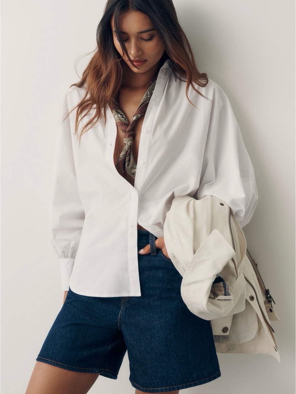 Anthropologie Classic Batwing Button-Down Shirt